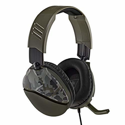 Picture of Turtle Beach Recon 70 Green Camo Gaming Headset for Xbox One & Xbox Series X|S, PlayStation 5, PS4 Pro & PS4, Nintendo Switch, and Mobile