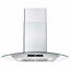 Picture of Cosmo COS-668AS750 30 in. Wall Mount Range Hood 380 CFM, Ductless Convertible Duct (additional filters needed, not included), Glass Chimney Over Stove Vent with Light, 3 Speed Exhaust, Fan Timer & Permanent Filter, Stainless Steel