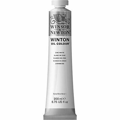 Picture of Winsor & Newton Winton Oil Color Paint, 200-ml Tube, Zinc White
