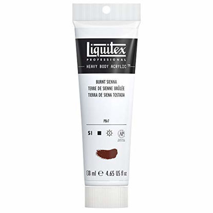 Picture of Liquitex Professional Heavy Body Acrylic Paint, 4.65-oz Tube, Burnt Sienna 4 Fl