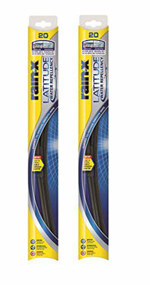 Picture of Rain-X - 810166 Latitude Water Repellency Wiper Blade, 20 - 2 Pack