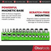 Picture of Magnetic Socket Organizer | 3/8-inch drive | SAE GREEN | Holds 26 Sockets | Premium Quality Tools Organizer | by Olsa Tools