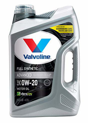 Picture of Valvoline Advanced Full Synthetic SAE 0W-20 Motor Oil 5 QT
