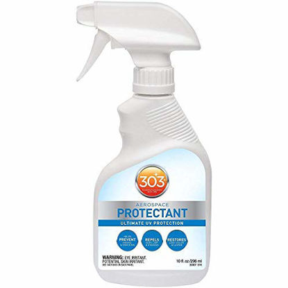 Picture of 303 (30307-12PK) UV Protectant Spray for Vinyl, Plastic, Rubber, Fiberglass, Leather & More - Dust and Dirt Repellant - Non-Toxic, Matte Finish, 10 Fl. oz., (Pack of 12)