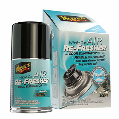 Picture of Meguiar's G16402 Whole Car Air Re-Fresher Odor Eliminator Mist, New Car Scent, 2 Fluid Ounces