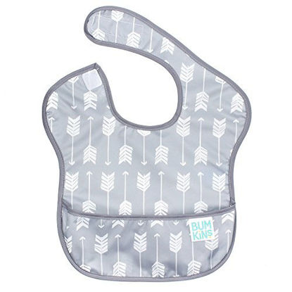Picture of Bumkins SuperBib, Baby Bib, Waterproof, Washable, Stain and Odor Resistant, 6-24 Months - Arrows