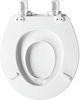 Picture of MAYFAIR 888SLOW 000 NextStep2 Toilet Seat with Built-In Potty Training Seat, Slow-Close, Removable that will Never Loosen, ROUND, White