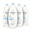 Picture of Dove Body Wash Instantly Reveals Visibly Smoother Skin Gentle Exfoliating Effectively Washes Away Bacteria While Nourishing Your Skin 22 oz, 4 Count