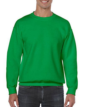 Picture of Gildan Men's Fleece Crewneck Sweatshirt, Style G18000, Irish Green, Large
