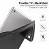 Picture of MoKo Case Fit New iPad 8th Generation 10.2" 2020 / iPad 7th Gen 2019, iPad 10.2 Case with Stand, Soft TPU Translucent Frosted Back Cover Slim Shell for iPad 10.2 inch, Auto Wake/Sleep,Black