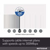 Picture of NETGEAR Cable Modem CM500 - Compatible with All Cable Providers Including Xfinity by Comcast, Spectrum, Cox | for Cable Plans Up to 300 Mbps | DOCSIS 3.0