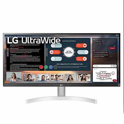 Picture of LG 29WK600-W 29" UltraWide 21:9 WFHD (2560 x 1080) IPS Monitor with HDR10 and FreeSync, Black