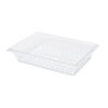 Picture of Rubbermaid Commercial Products Food Storage Box Drainage Colander for 8.5, 12.5, 16.5 and 21.5 Gallon Sizes, Clear (FG330300CLR)