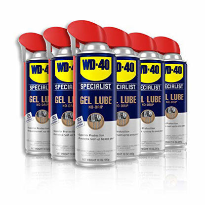 Picture of WD-40 Specialist Gel Lube with SMART STRAW SPRAYS 2 WAYS, 10 OZ [6-Pack]