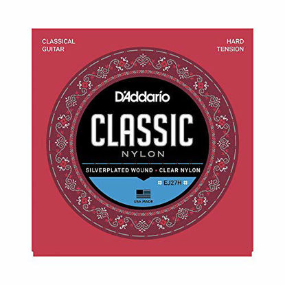 Picture of D'Addario EJ27H Student Nylon Classical Guitar Strings, Hard Tension