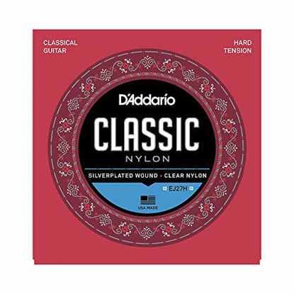 Picture of D'Addario EJ27H Student Nylon Classical Guitar Strings, Hard Tension