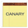 Picture of TOPS The Legal Pad Writing Pads, 8-1/2" x 14", Canary Paper, Legal Rule, 50 Sheets, 12 Pack (7572)
