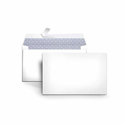 Picture of Amazon Basics #6 3/4 Security-Tinted Envelopes with Peel & Seal, 300-Pack