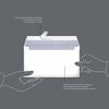 Picture of Amazon Basics #6 3/4 Security Tinted Envelopes with Peel & Seal, 100-Pack, White