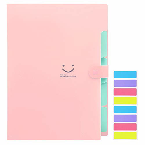 GetUSCart- Expanding File Folder 5 Pockets, Skydue Letter A4 Paper ...