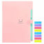 Picture of Expanding File Folder 5 Pockets, Skydue Letter A4 Paper Accordion Document Organizer (Pink)