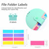 Picture of Expanding File Folder 5 Pockets, Skydue Letter A4 Paper Accordion Document Organizer (Pink)