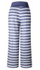 Picture of AMiERY Women's Pajamas Bottoms Lounge Pants Womens Cotton Comfy Striped Casual Palazzo Sleepwear Pajama Pants (S, Blue Striped)