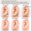 Picture of 14g 6 Cartilage Earring Hoop Nose Rings Silver Nose Ring Hoop Tragus Earring Daith Earrings Helix Earrings 14 Gauge Forward Helix Earring Rook Earrings 6mm Nose Hoop Snug Earrings Nose Piercing