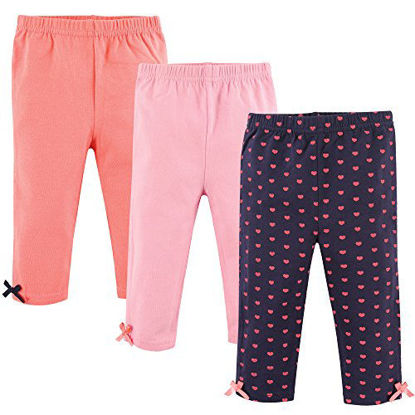 Picture of Hudson Baby Unisex Baby Cotton Pants and Leggings, Hearts, 18-24 Months