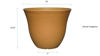 Picture of Classic Home and Garden Honeysuckle Planter, Patio Pot, 15" Bamboo