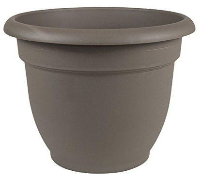 Picture of Bloem 100533305 Bloem Ariana Self Watering Planter, Peppercorn