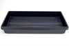 Picture of 5 Pack of Durable Black Plastic Growing Trays (Without Drain Holes) 21" X 11" X 2" - Flowers, Seedlings, Plants, Wheatgrass, Microgreens & More