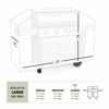 Picture of ZOBER All-Weather Premium BBQ Grill Cover 64" - Double-Layer 600D Oxford Fabric - 100% Waterproof Gas Grill Cover with Covered Air Vents - Large Barbecue Grill Cover Featuring Dual Handles & Straps