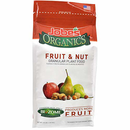 Picture of Jobes Organics 9227 Fruit & Nut Granular Fertilizer, 4 lb, Brown