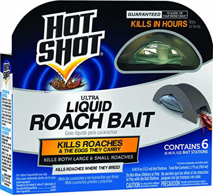 Picture of Hot Shot HG-95789 Roach Killer, 6-Count, Brown/a