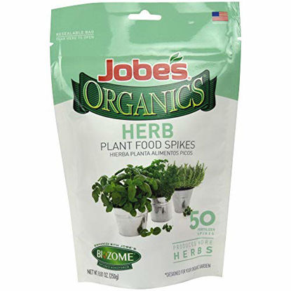 Picture of Jobe's Organics Herb Fertilizer Spikes, 50 Spikes