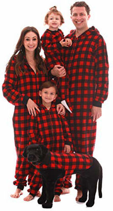Picture of #followme Buffalo Plaid Dog Jacket Clothes for Dogs 6747-10195A-L