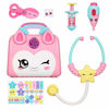 Picture of Kindi Kids Doctor Bag - Kindi Fun Unicorn Toy Doctor Bag with Shopkins Thermometer and Many More Accessories, Multicolor (50037)
