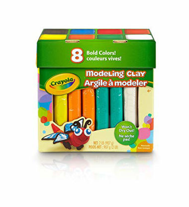 Picture of Crayola Modeling Clay in Bold Colors, 2lbs, Gift for Kids, Ages 4 & Up
