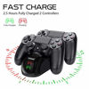Picture of Y Team PS4 Controller Charger, Dual USB PS4 Controller Charging Station for Sony Playstation 4/ PS4/ Slim/ PS4 Pro Charging Dock Stand Station