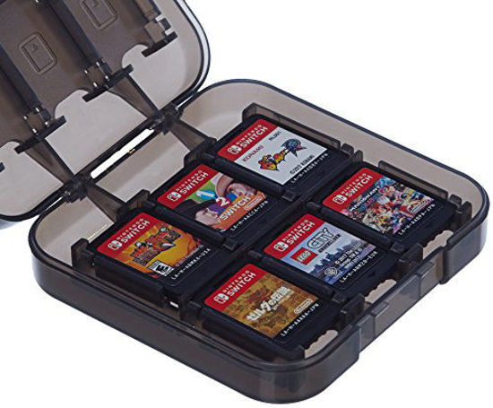 Picture of Amazon Basics Game Storage Case for 24 Nintendo Switch Games - 3.4 x 3.4 x 1 Inches, Black