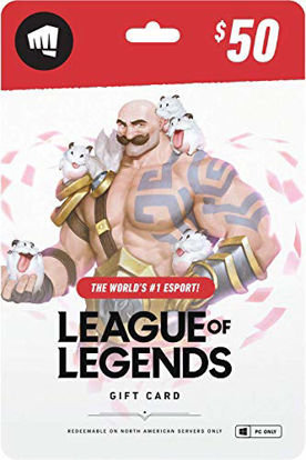 Picture of League of Legends $50 Gift Card - NA Server Only [Online Game Code]