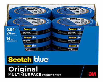 Picture of ScotchBlue Original Multi-Surface Painter's Tape 2090-24EC, 0.94 in x 60 yd, 24 Rolls