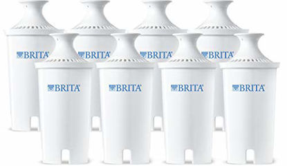 Picture of Brita Standard Pitcher and Dispenser Replacement Water Filters, 8 Count, White