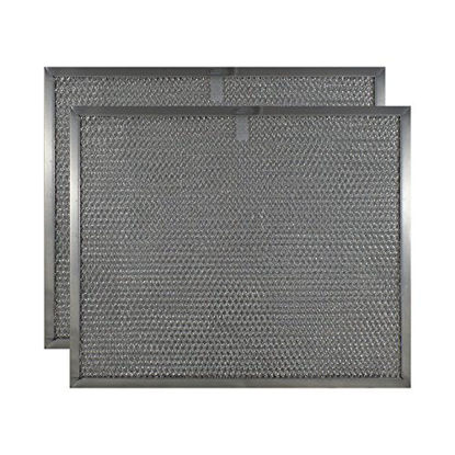 Picture of Replacement Range Hood Filter Compatible with Broan Model BPS1FA30 (2-Pack) - 11-3/4 X 14-1/4 X 3/8