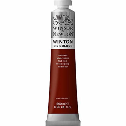 Picture of Winsor & Newton Winton Oil Color Paint, 200-ml Tube, Indian Red
