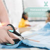 Picture of iBayam Scissors, 8 Inch Multipurpose Scissors 3-Pack, Ultra Sharp Blades, Comfort-Grip Handles, Heavy Duty Sharp Scissors for Office Home School Teacher Older Kids Classroom Class Craft Supplies