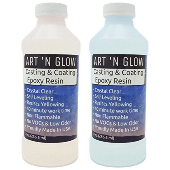Picture of Art 'N Glow Clear Casting and Coating Epoxy Resin - 16 Ounce Kit