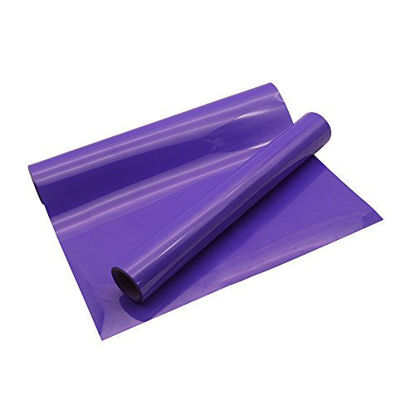 Picture of VINYL FROG PU Iron on Heat Transfer Vinyl Roll 10"x5' Purple Color HTV