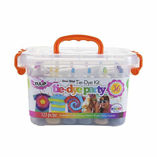 Picture of Tulip One-Step Tie-Dye Kit Party Creative Group Activities, All-in-1 DIY Fashion Dye Kit, Rainbow